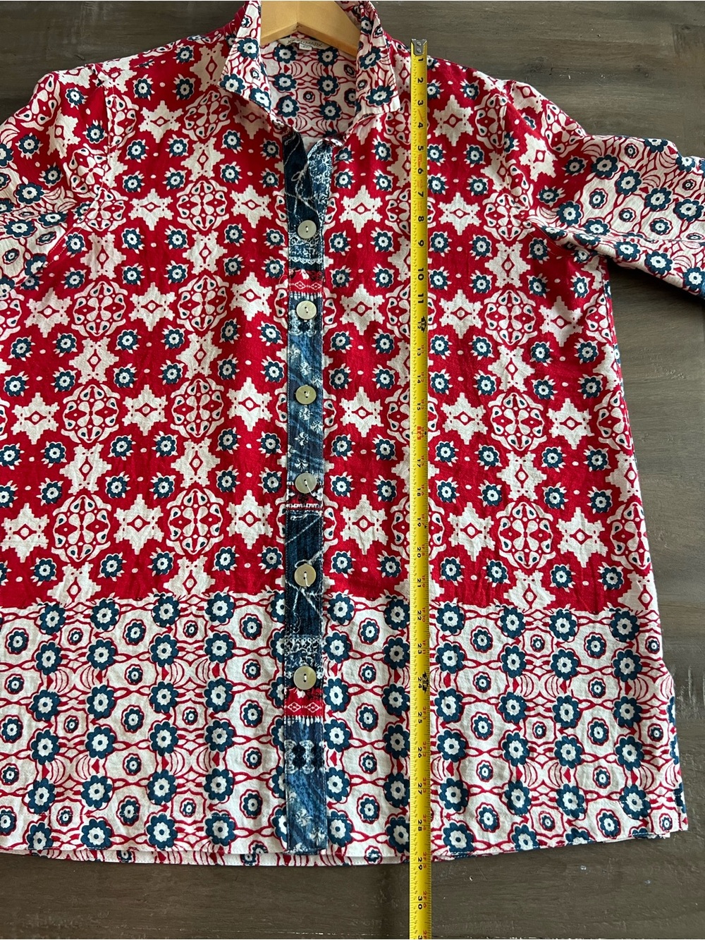 John Mark Women's Geometric Patterned Button-Up Tunic Size M - Picture 11 of 13